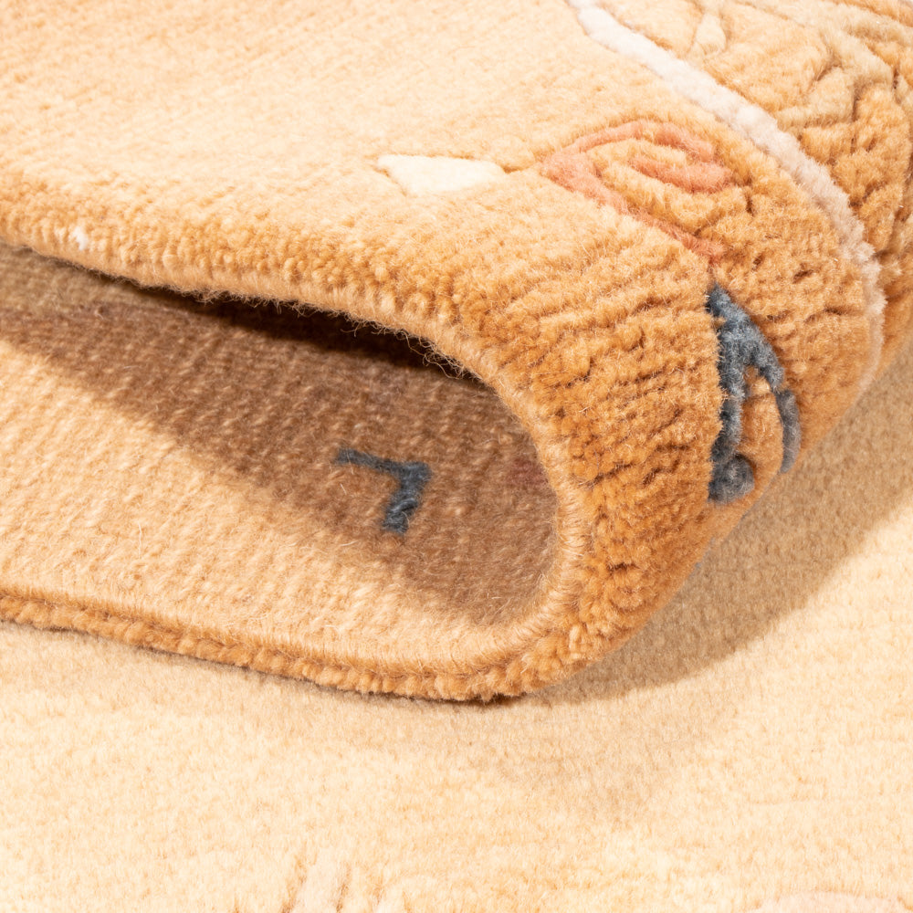 Nepal tapijt - Koninklijke - 154 x 90 cm - beige