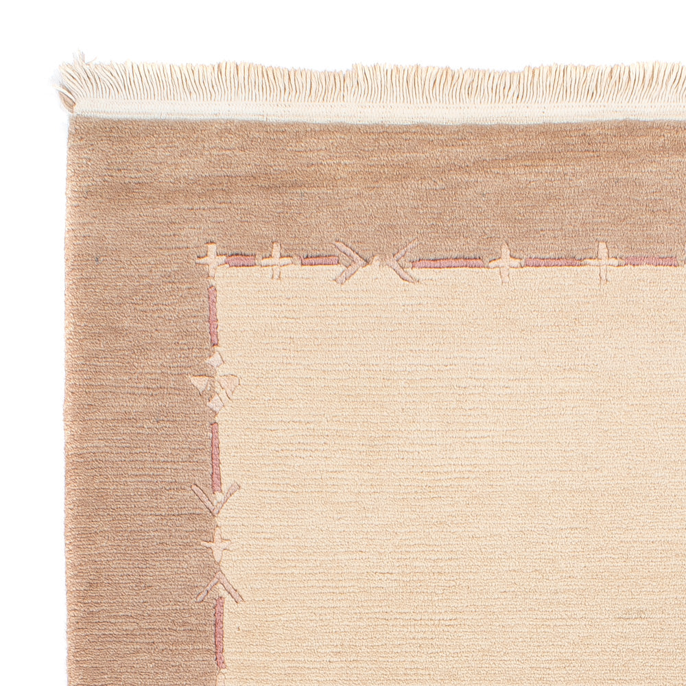 Loper Nepal tapijt - 175 x 89 cm - beige