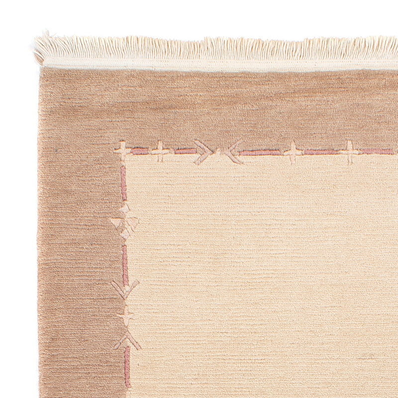 Loper Nepal tapijt - 175 x 89 cm - beige