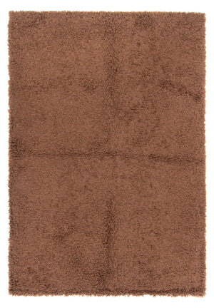 Hoogpolig tapijt - 190 x 133 cm - bruin