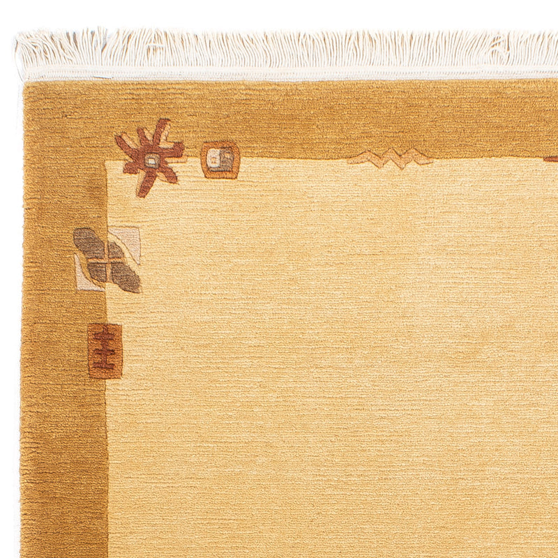 Nepal tapijt - Koninklijke - 144 x 73 cm - beige