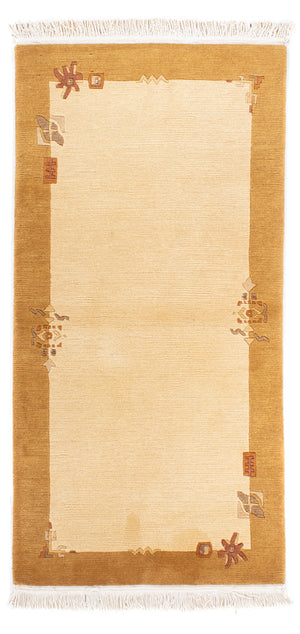 Nepal tapijt - Koninklijke - 138 x 71 cm - beige