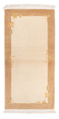 Nepal tapijt - Koninklijke - 141 x 72 cm - beige