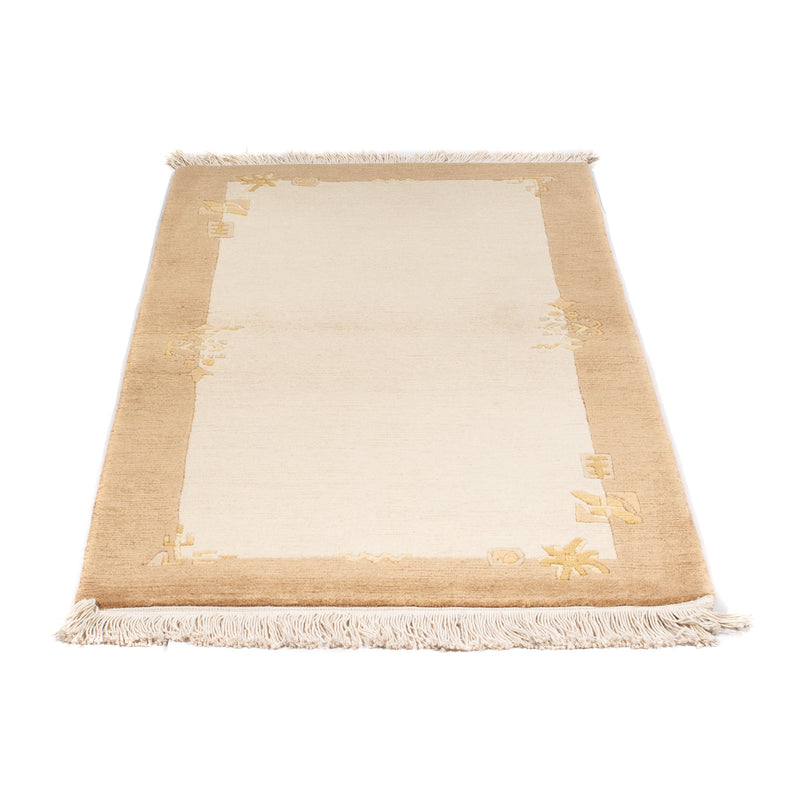 Nepal tapijt - Koninklijke - 141 x 72 cm - beige