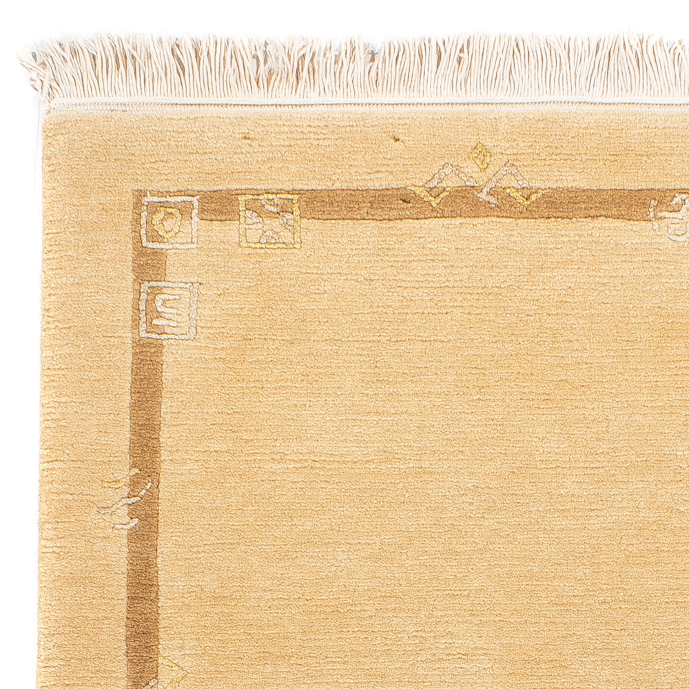 Nepal tapijt - Koninklijke - 141 x 72 cm - beige
