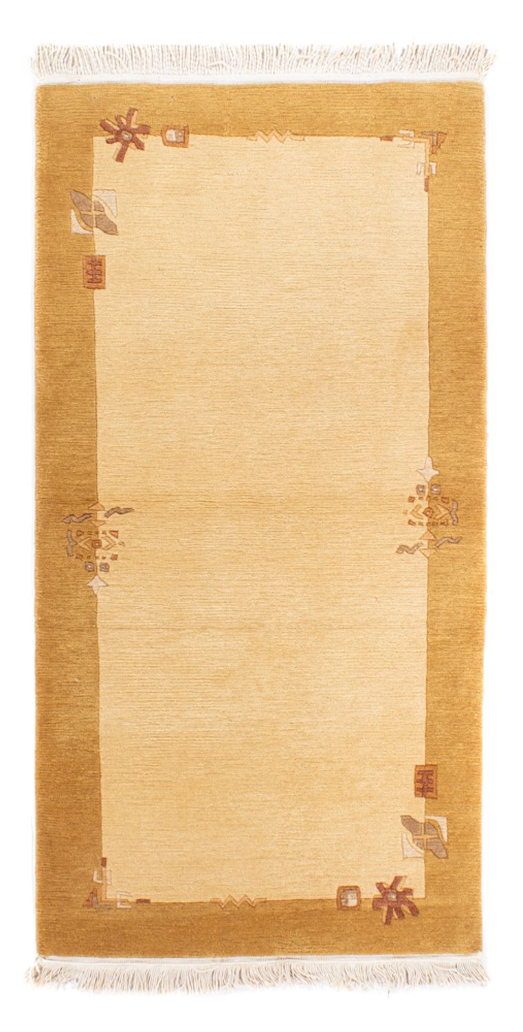 Nepal tapijt - Koninklijke - 141 x 74 cm - beige