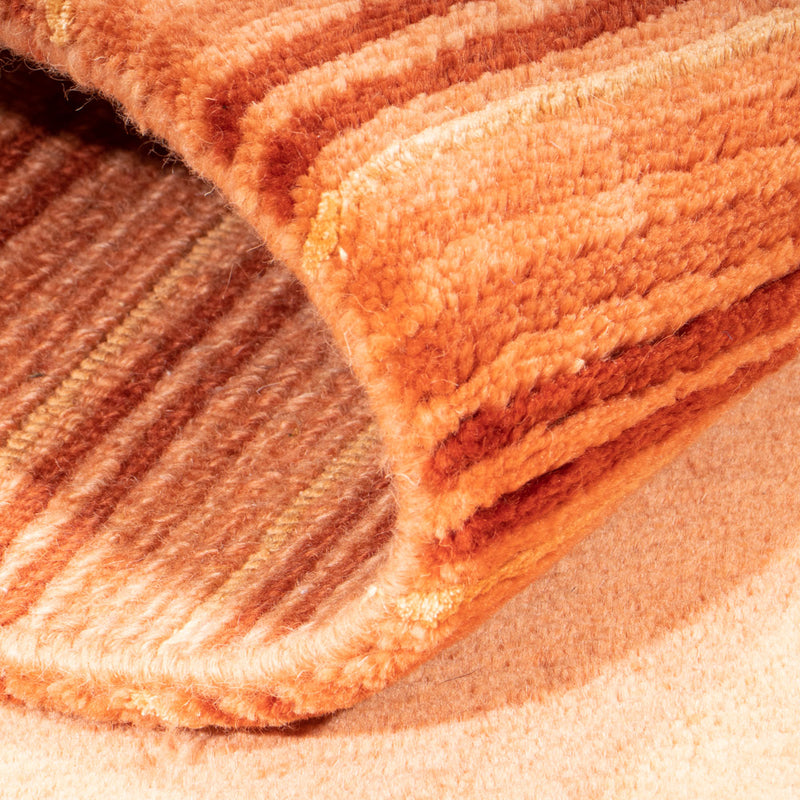 Nepal tapijt - Koninklijke - 143 x 73 cm - terracotta