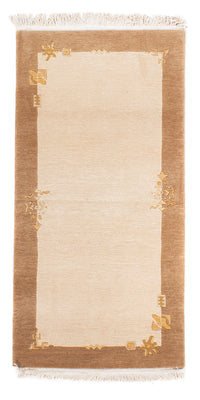 Nepal tapijt - Koninklijke - 139 x 72 cm - beige