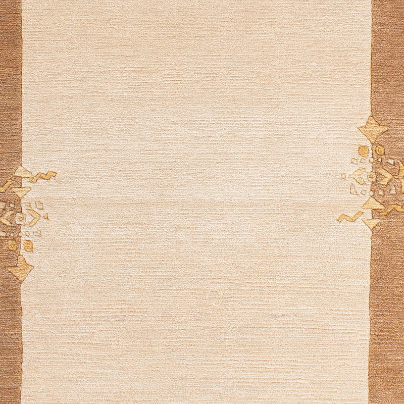 Nepal tapijt - Koninklijke - 139 x 72 cm - beige