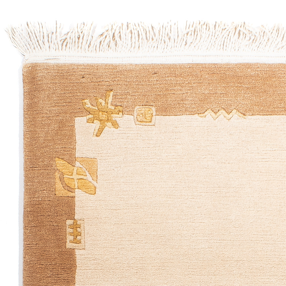 Nepal tapijt - Koninklijke - 143 x 73 cm - beige