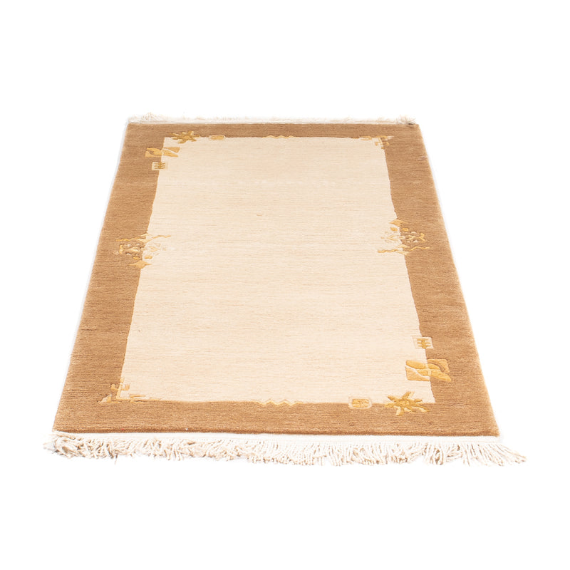 Nepal tapijt - Koninklijke - 143 x 73 cm - beige