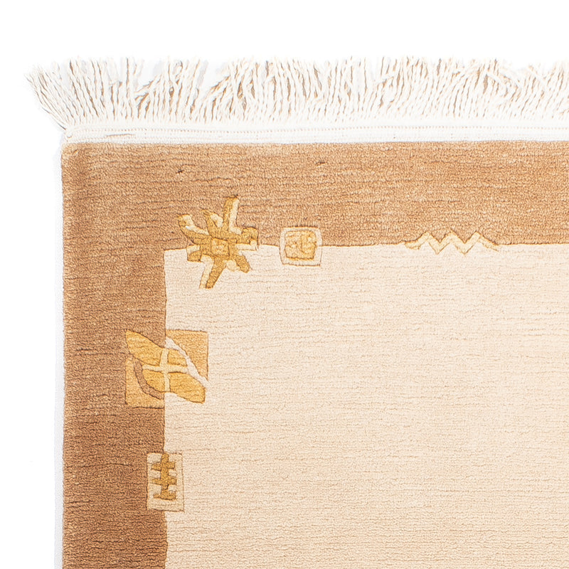 Nepal tapijt - Koninklijke - 144 x 71 cm - beige