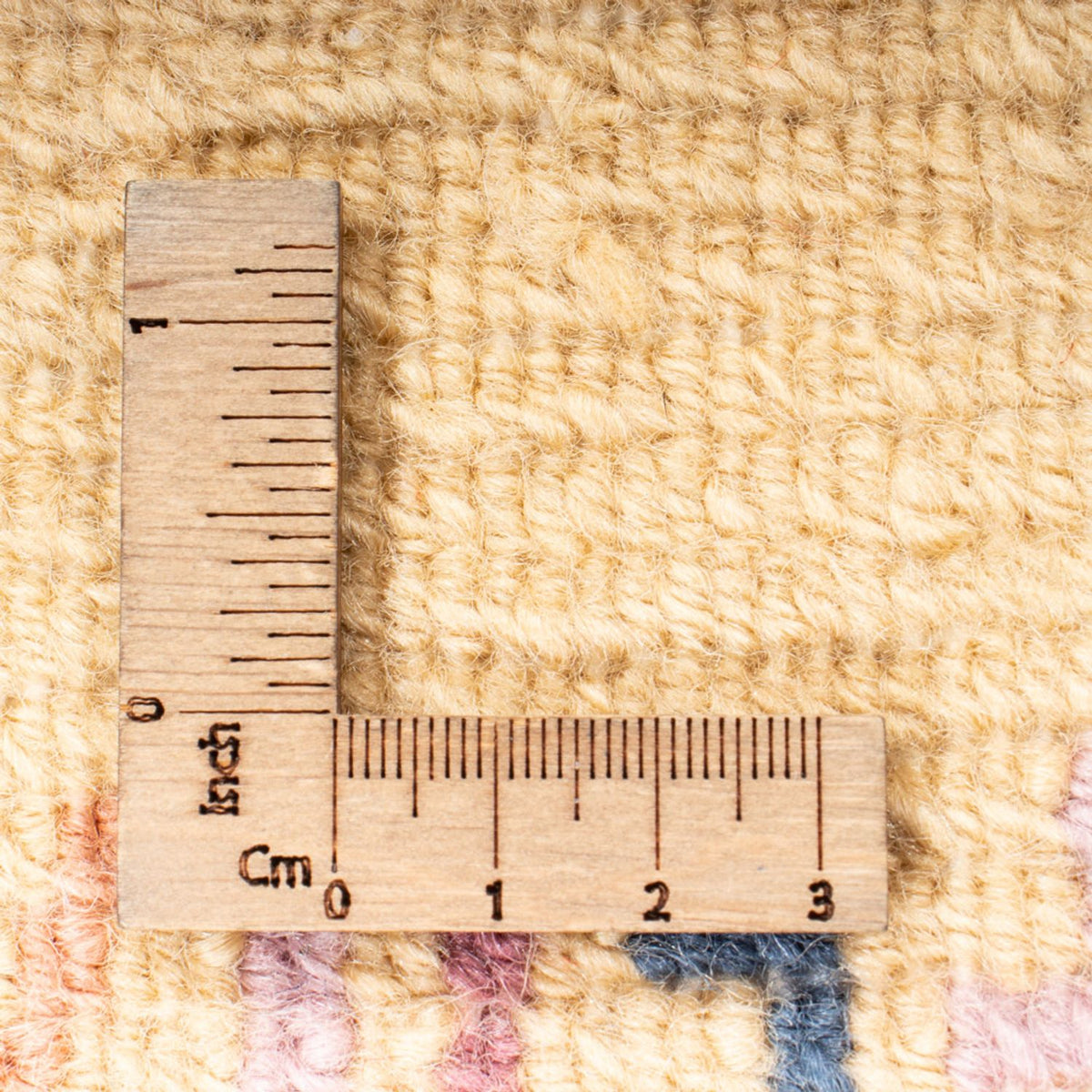 Nepal tapijt - Koninklijke - 140 x 74 cm - goud