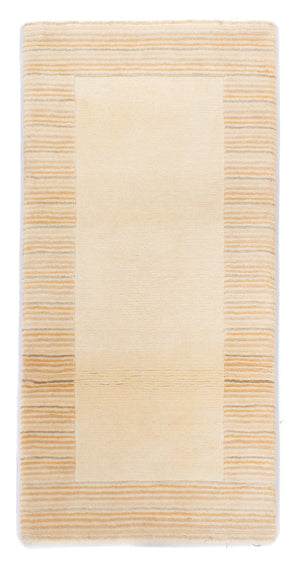 Nepal tapijt - Koninklijke - 147 x 72 cm - beige
