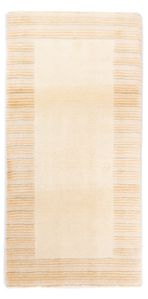 Nepal tapijt - Koninklijke - 147 x 72 cm - beige
