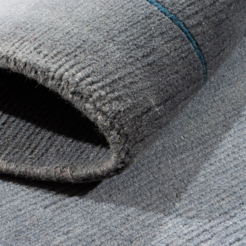 Loper Nepal tapijt - 343 x 73 cm - blauw