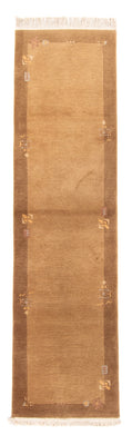Loper Nepal tapijt - 266 x 70 cm - beige