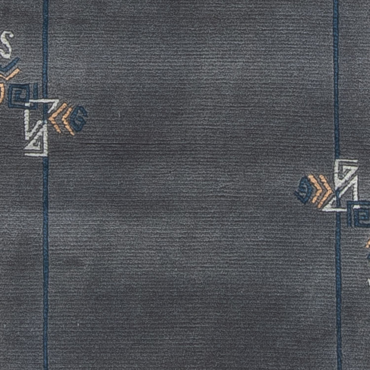 Loper Nepal tapijt - 330 x 71 cm - blauw