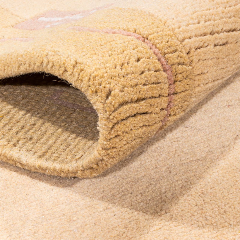 Loper Nepal tapijt - 333 x 74 cm - beige