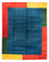 Gabbeh tapijt - Indus - 390 x 298 cm - blauw
