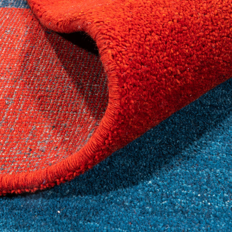 Gabbeh tapijt - Indus - 390 x 298 cm - blauw