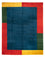 Gabbeh tapijt - Indus - 398 x 291 cm - blauw