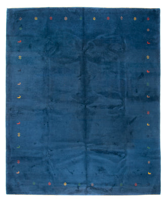 Gabbeh tapijt - Indus - 395 x 309 cm - blauw