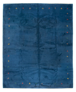 Gabbeh tapijt - Indus - 395 x 309 cm - blauw