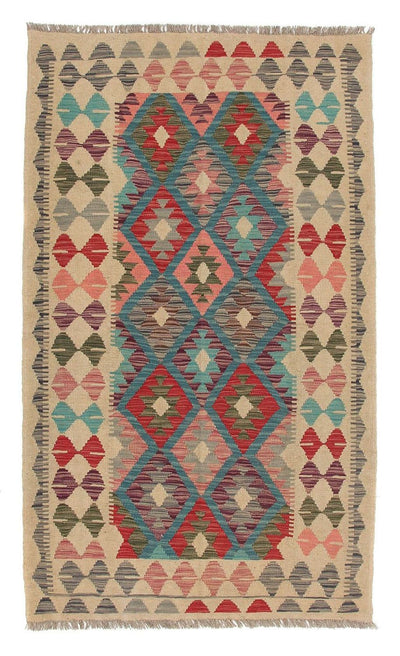 Kilim Maimana Tapijt 110x198cm - Wollen tapijt