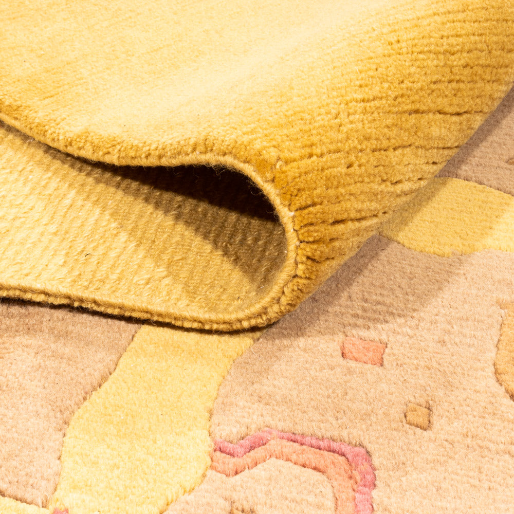 Nepal tapijt - Koninklijke - 355 x 256 cm - goud