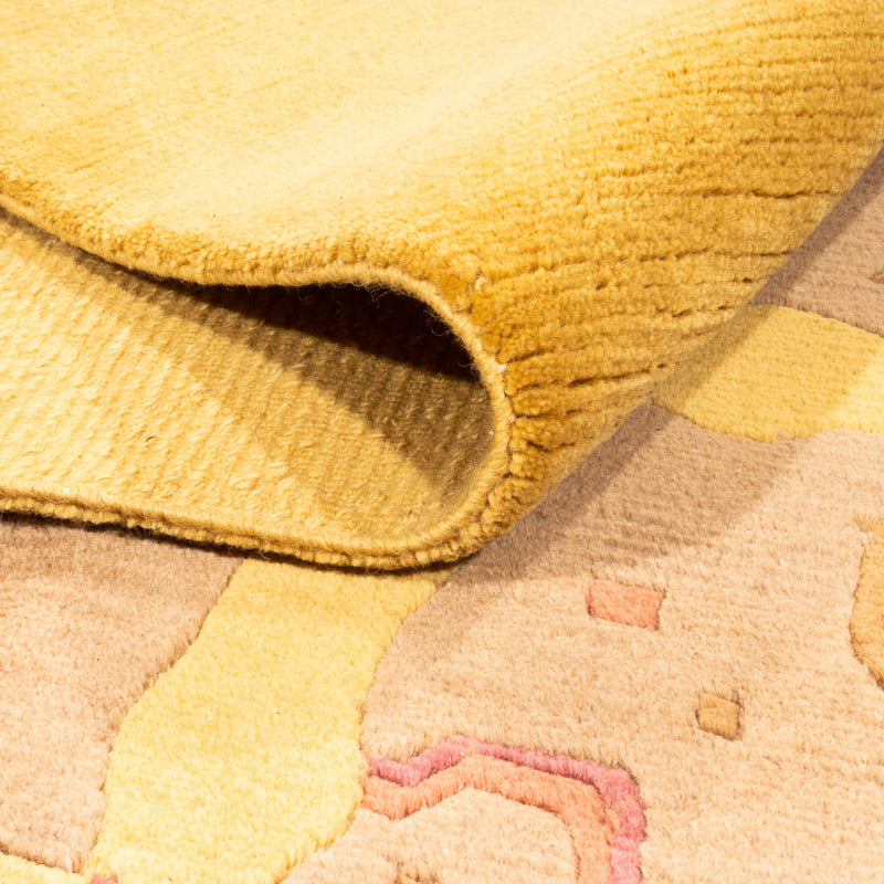 Nepal tapijt - Koninklijke - 355 x 256 cm - goud