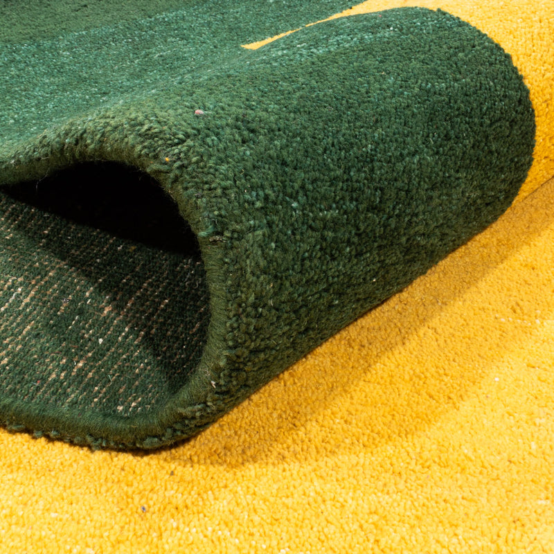 Gabbeh tapijt - Indus - 346 x 253 cm - geel