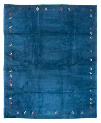 Gabbeh tapijt - Indus - 395 x 313 cm - blauw