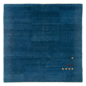 Gabbeh tapijt - Indus vierkant  - 254 x 251 cm - blauw