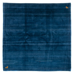 Gabbeh tapijt - Indus vierkant  - 255 x 250 cm - blauw