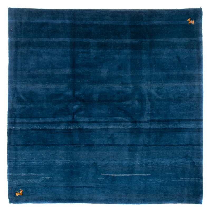 Gabbeh tapijt - Indus vierkant  - 255 x 250 cm - blauw