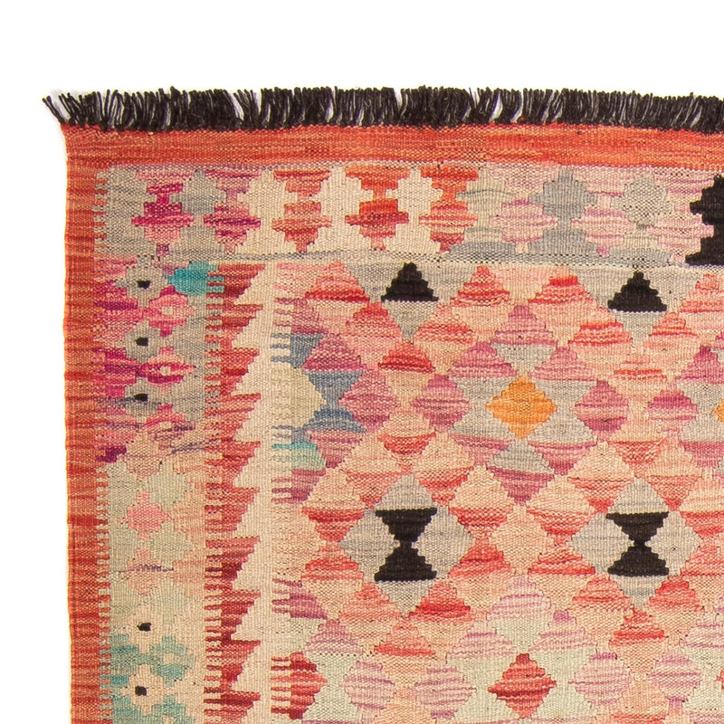 Kelim tapijt - Splash - 177 x 120 cm - licht rood