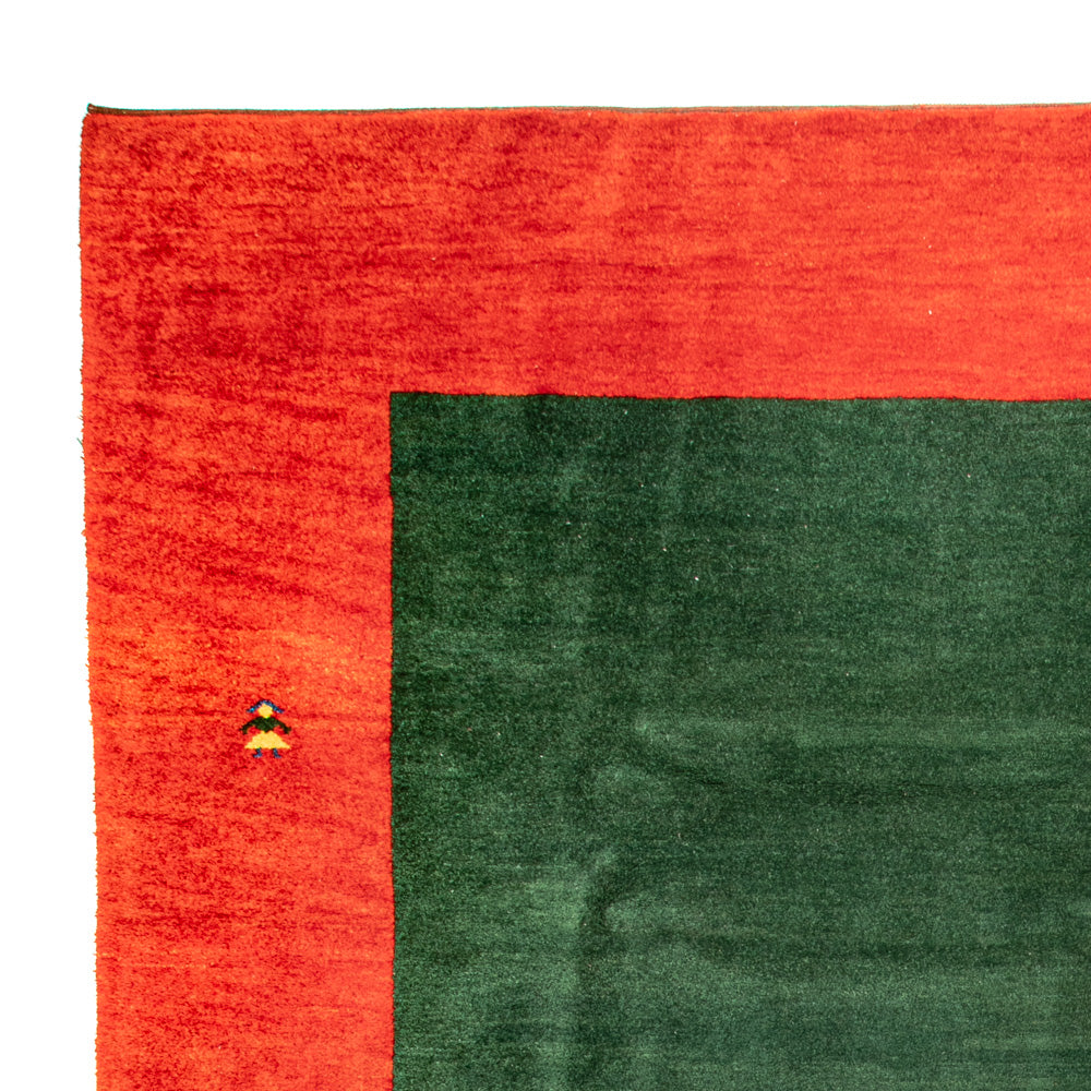 Gabbeh tapijt - Indus - Koninklijke - 402 x 316 cm - groen