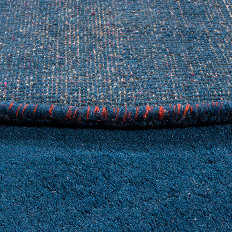 Gabbeh tapijt - Indus rond  - 190 x 190 cm - blauw