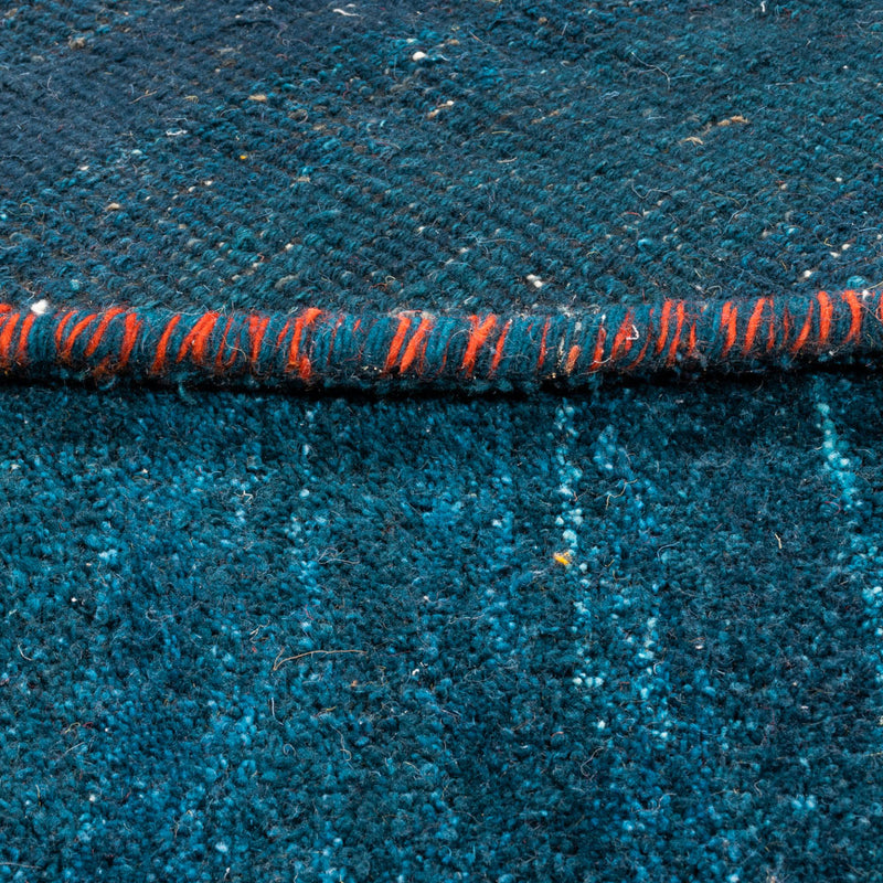 Gabbeh tapijt - Indus rond  - 200 x 200 cm - blauw
