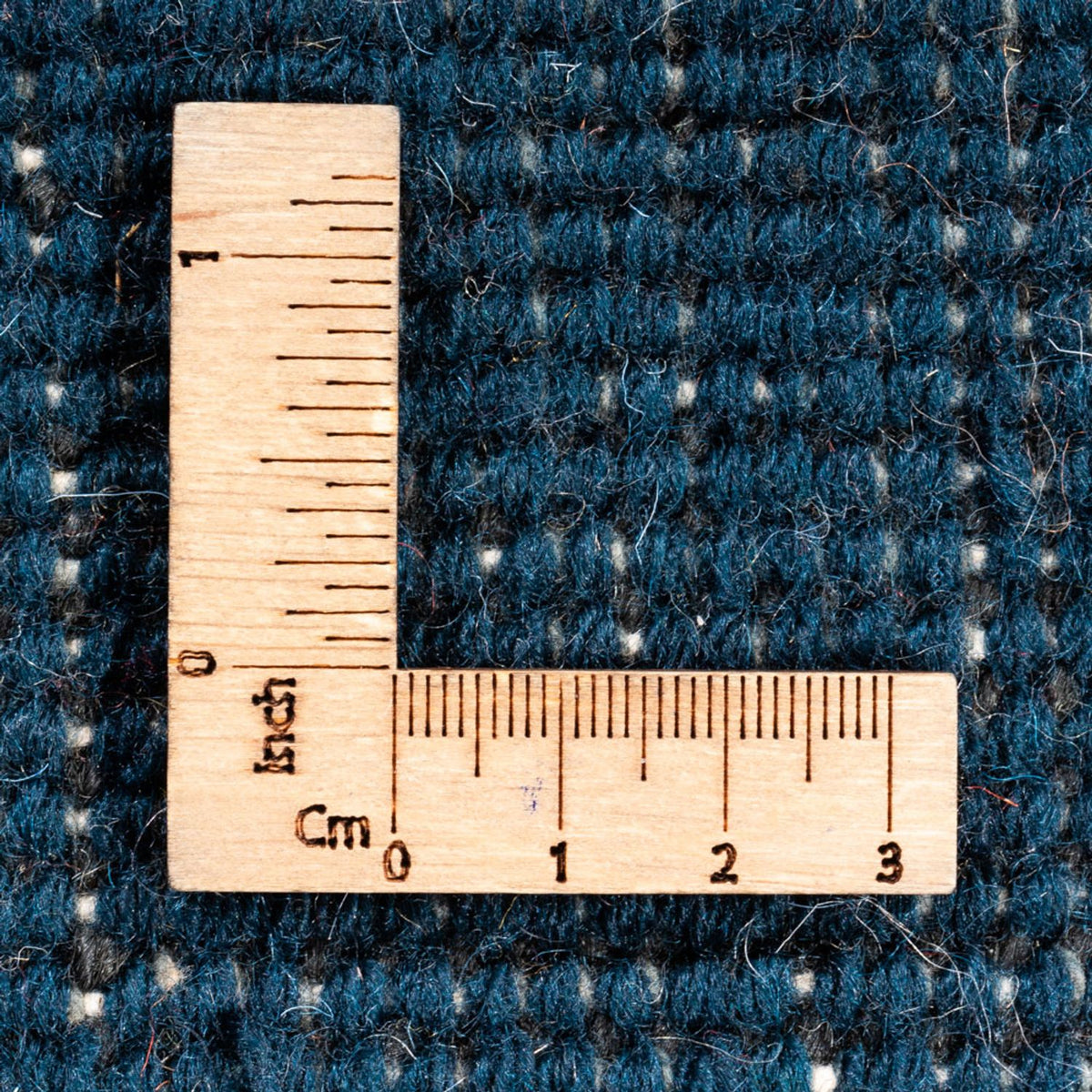 Gabbeh tapijt - Indus rond  - 200 x 200 cm - blauw