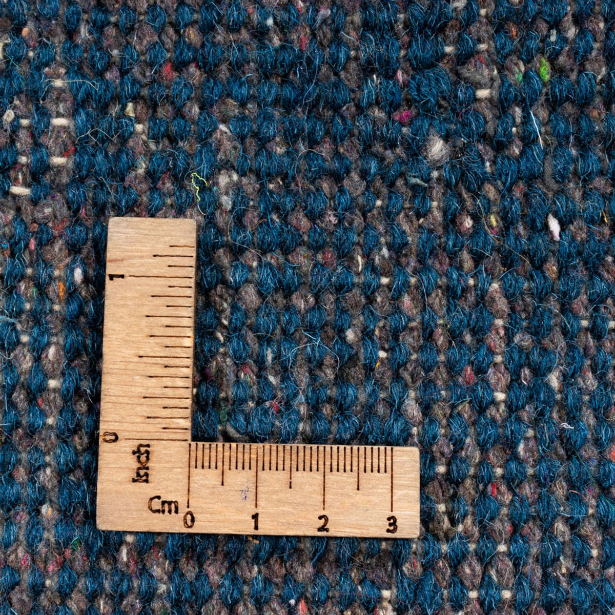 Gabbeh tapijt - Indus rond  - 189 x 189 cm - blauw