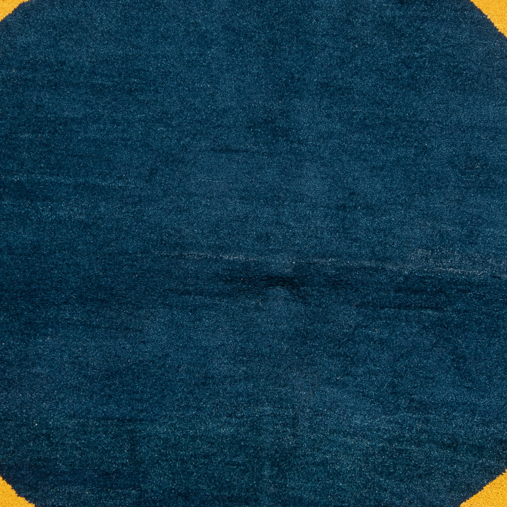 Gabbeh tapijt - Indus rond  - 195 x 195 cm - blauw
