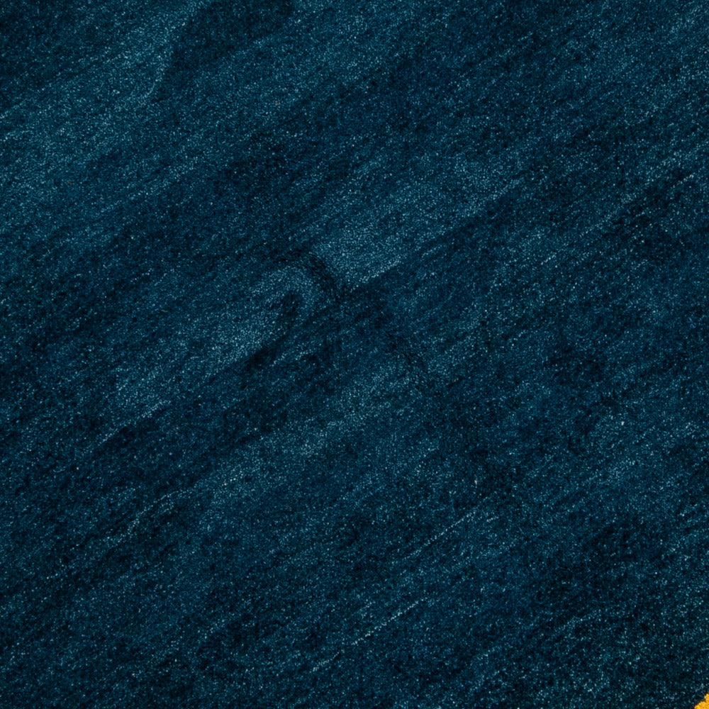 Gabbeh tapijt - Indus rond  - 193 x 193 cm - blauw