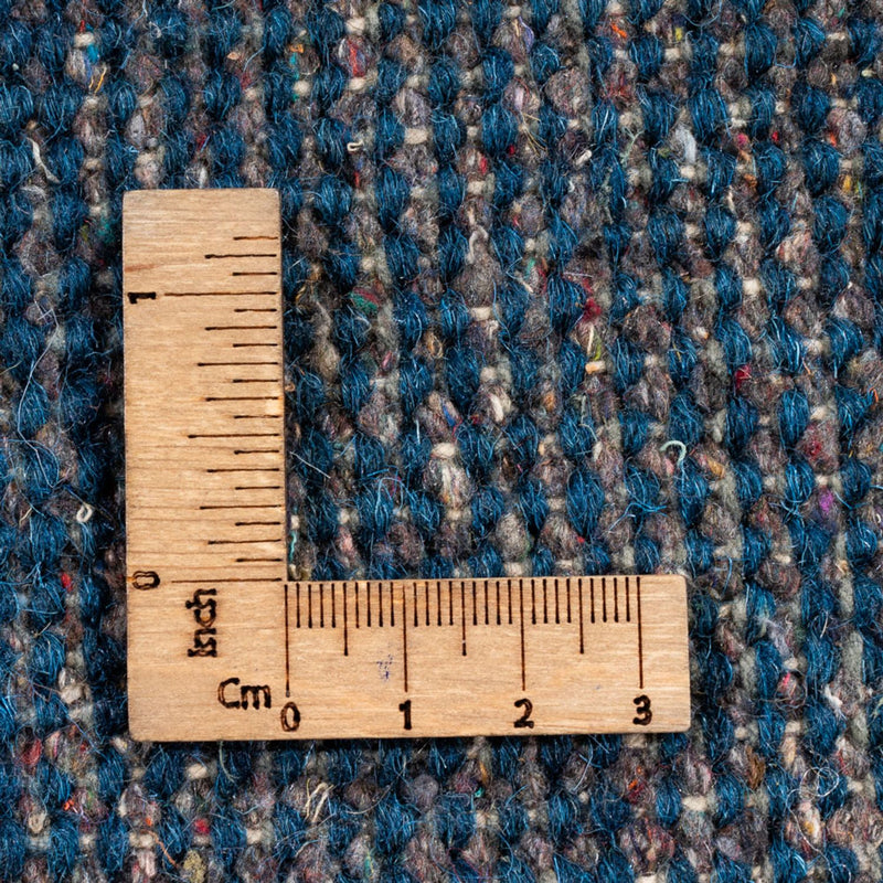 Gabbeh tapijt - Indus rond  - 190 x 190 cm - blauw