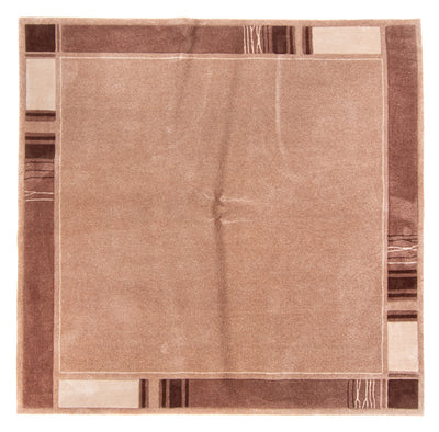 Tapijt 200x200cm - Wollen tapijt - bruin