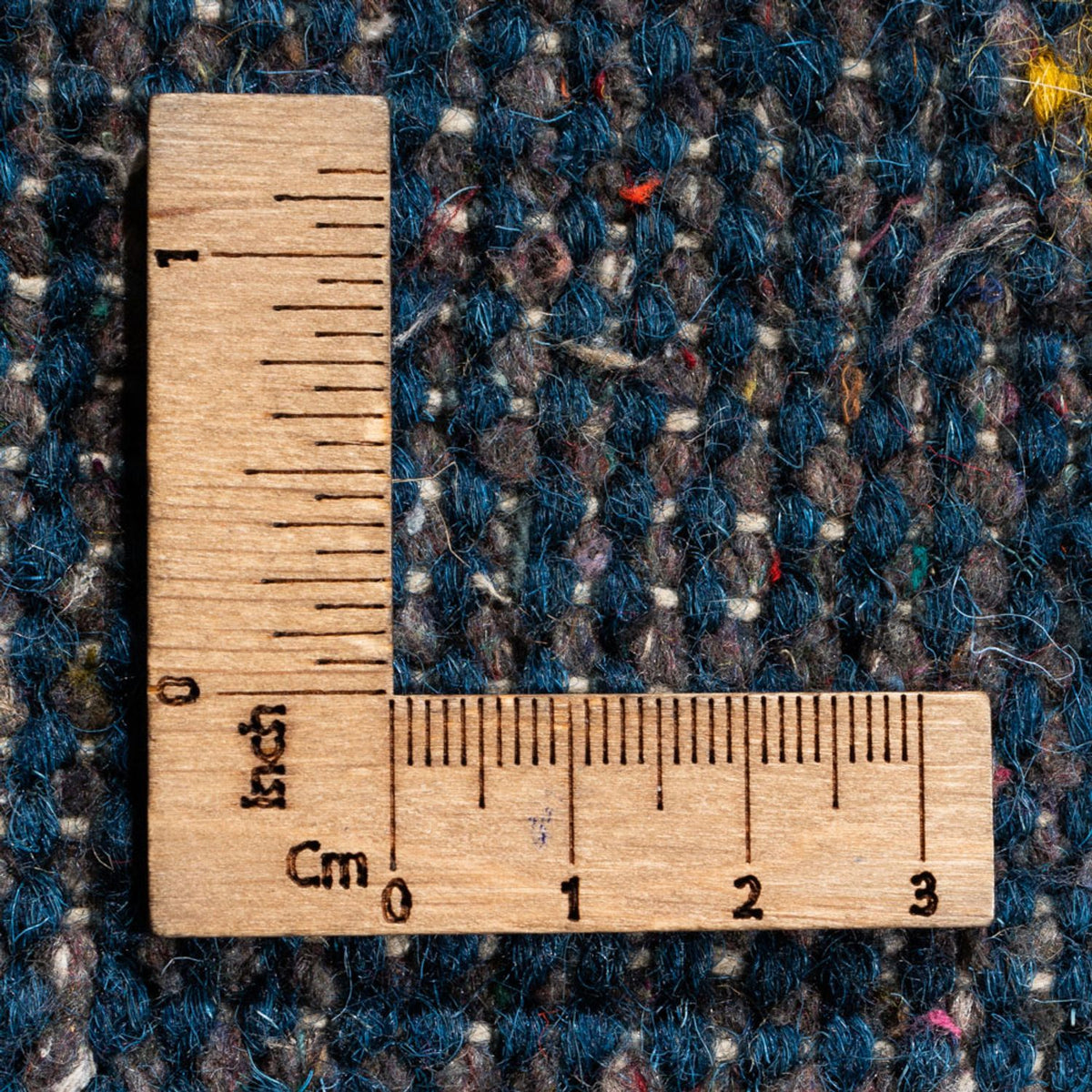 Gabbeh tapijt - Indus rond  - 194 x 194 cm - blauw