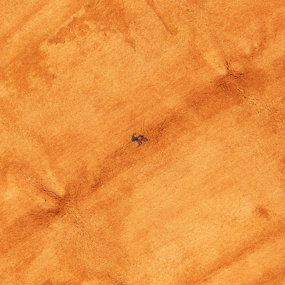 Hoogpolig tapijt rond  - 200 x 200 cm - goud