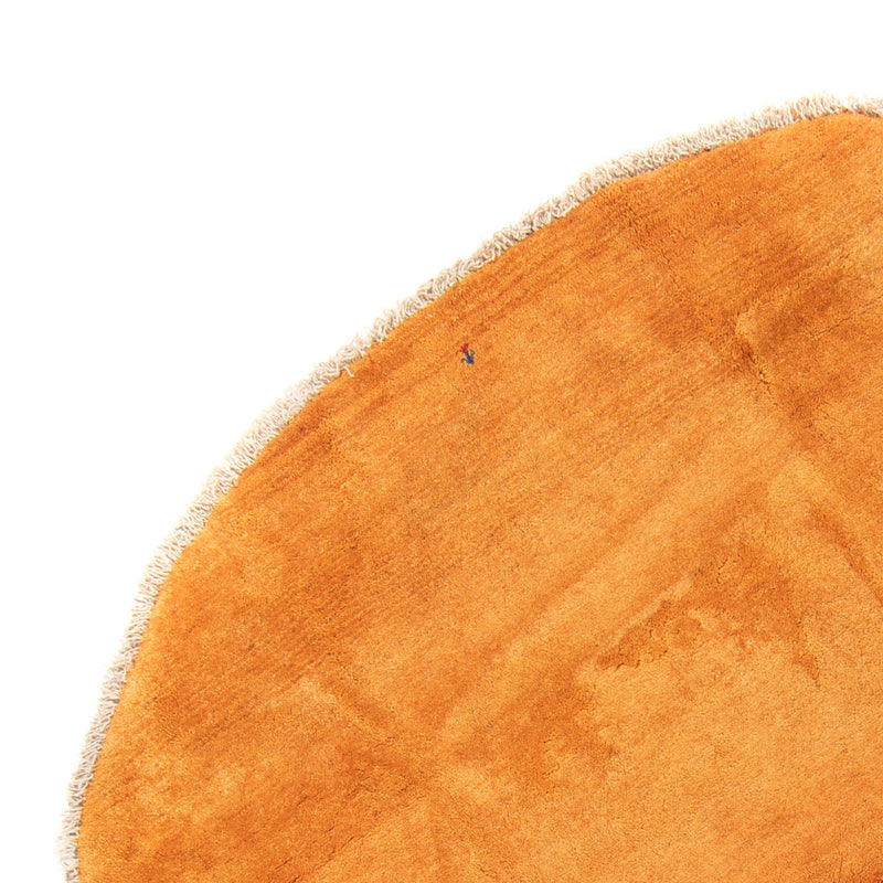 Hoogpolig tapijt rond  - 200 x 200 cm - goud