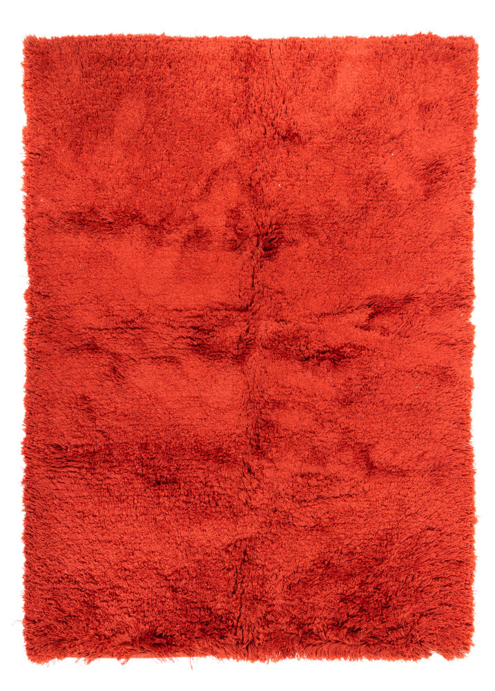 Hoogpolig tapijt - 230 x 160 cm - rood